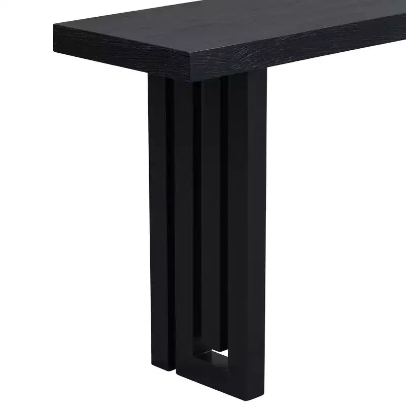 Console de Table au Design Unique avec Rayures Verticales Uniques pour Entrée, Couloir, Salon, Foyer, Corridor