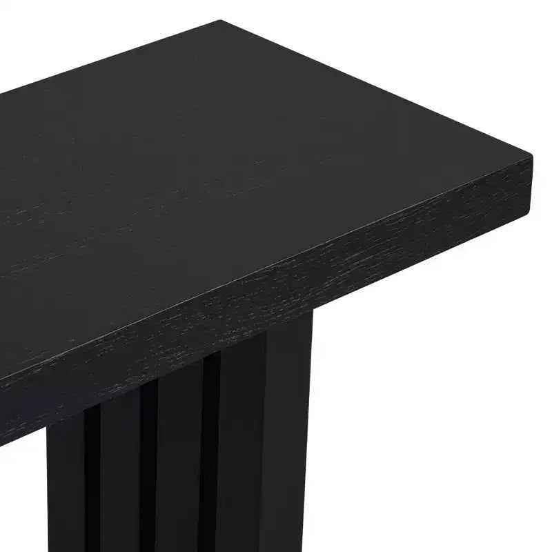 Console de Table au Design Unique avec Rayures Verticales Uniques pour Entrée, Couloir, Salon, Foyer, Corridor