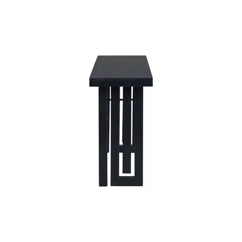 Console de Table au Design Unique avec Rayures Verticales Uniques pour Entrée, Couloir, Salon, Foyer, Corridor