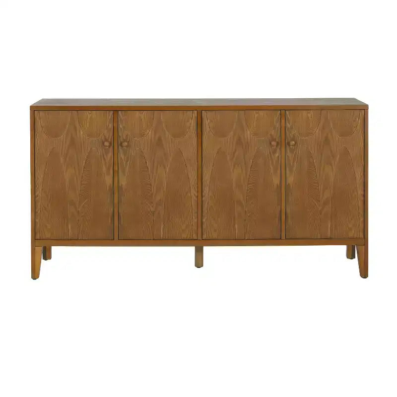 Buffet de cuisine moderne avec quatre étagères réglables et portes