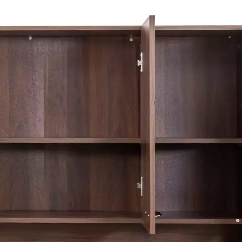 Armoire haute de rangement à 6 portes de 180 cm, Buffet de cuisine