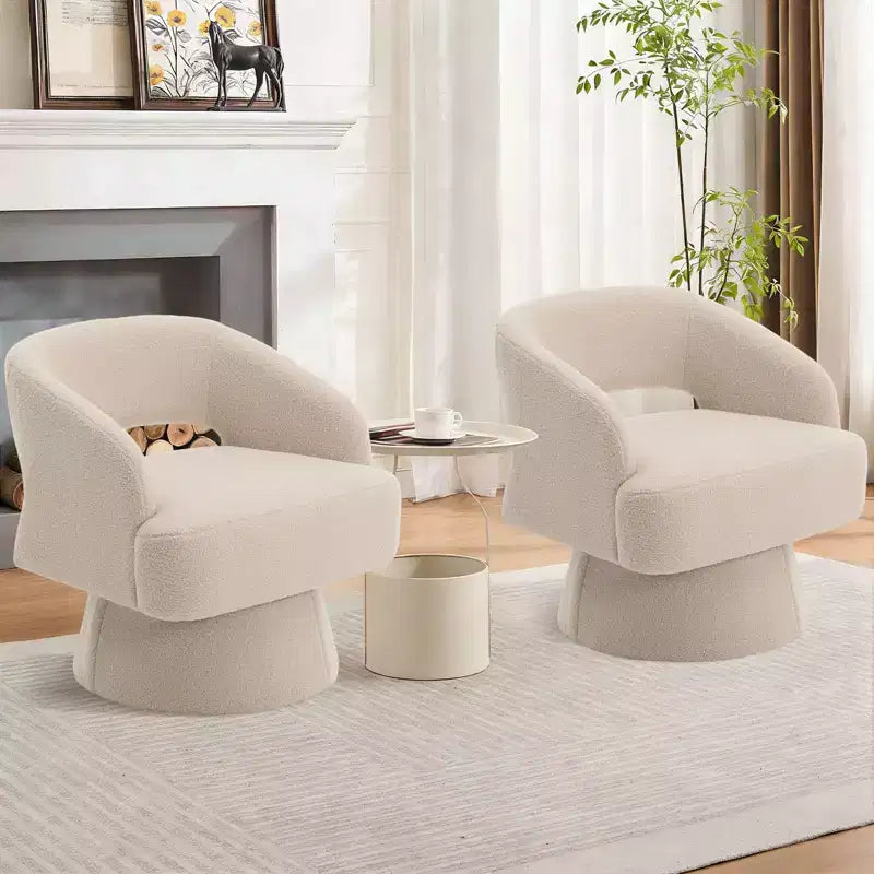 Fauteuil crapaud pivotant à 360°