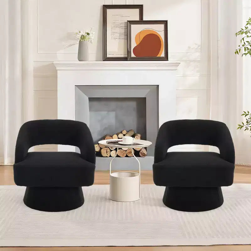 Fauteuil crapaud pivotant à 360°