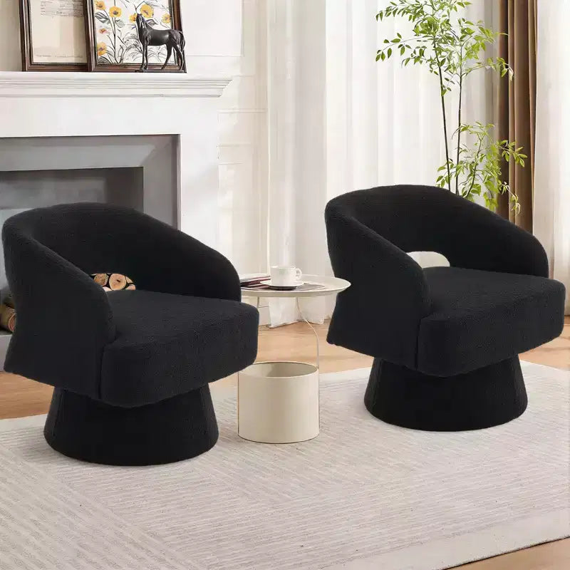 Fauteuil crapaud pivotant à 360°
