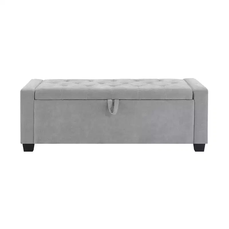 48 Pouf de rangement tapissé