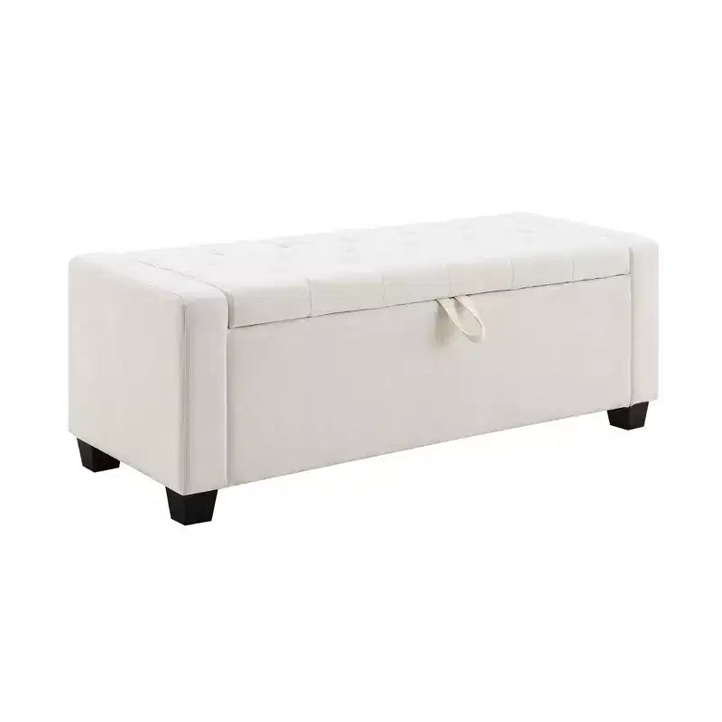 48 Pouf de rangement tapissé