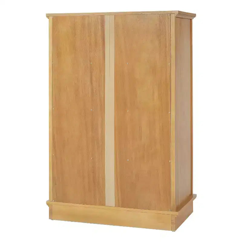 Meuble de rangement en bois style ferme moderne avec 8 portes vitrées