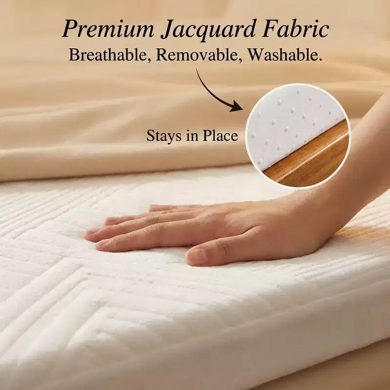 Surmatelas de canapé-lit intégral de 10 cm, en mousse à mémoire de forme au gel rafraîchissant avec housse lavable, certifié CertiPUR-US pour canapés-lits gigognes