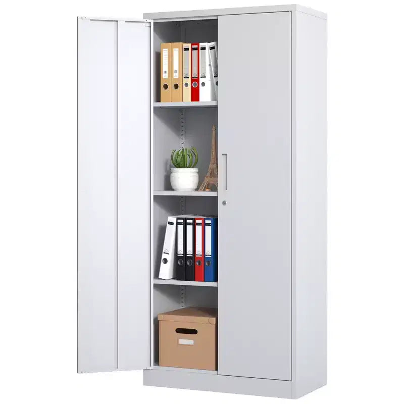 Armoire de rangement de garage en métal 72H, armoire de rangement en acier verrouillable pour outils, armoires hautes pour systèmes de rangement de garage, armoire à dossiers verrouillable