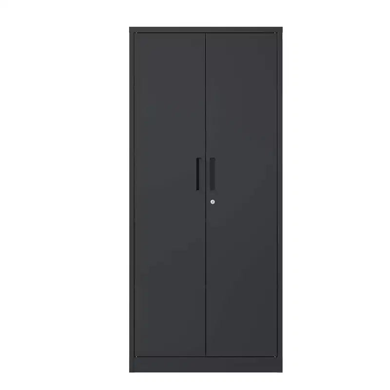 Armoire de rangement de garage en métal 72H, armoire de rangement en acier verrouillable pour outils, armoires hautes pour systèmes de rangement de garage, armoire à dossiers verrouillable