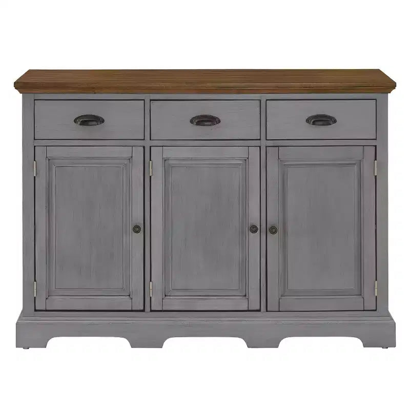 Lea Buffet - Oak/Antique Grey - iNSPIRE Q